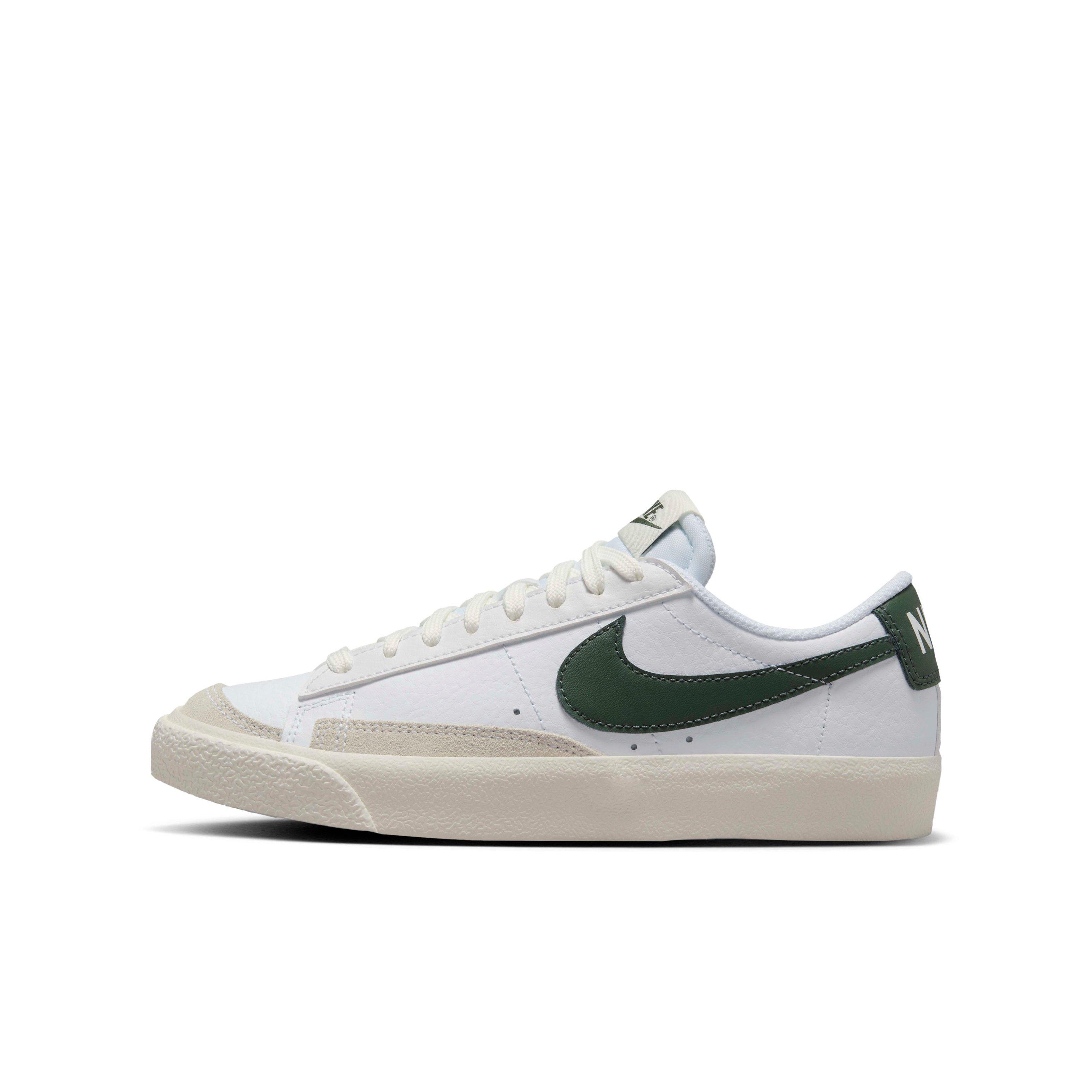 Nike Blazer Low '77 Grade School Boys' "White/Sail/Vintage Green" Shoe